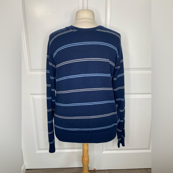 Arrow XL Blue Striped Sweater - Picture 1 of 5